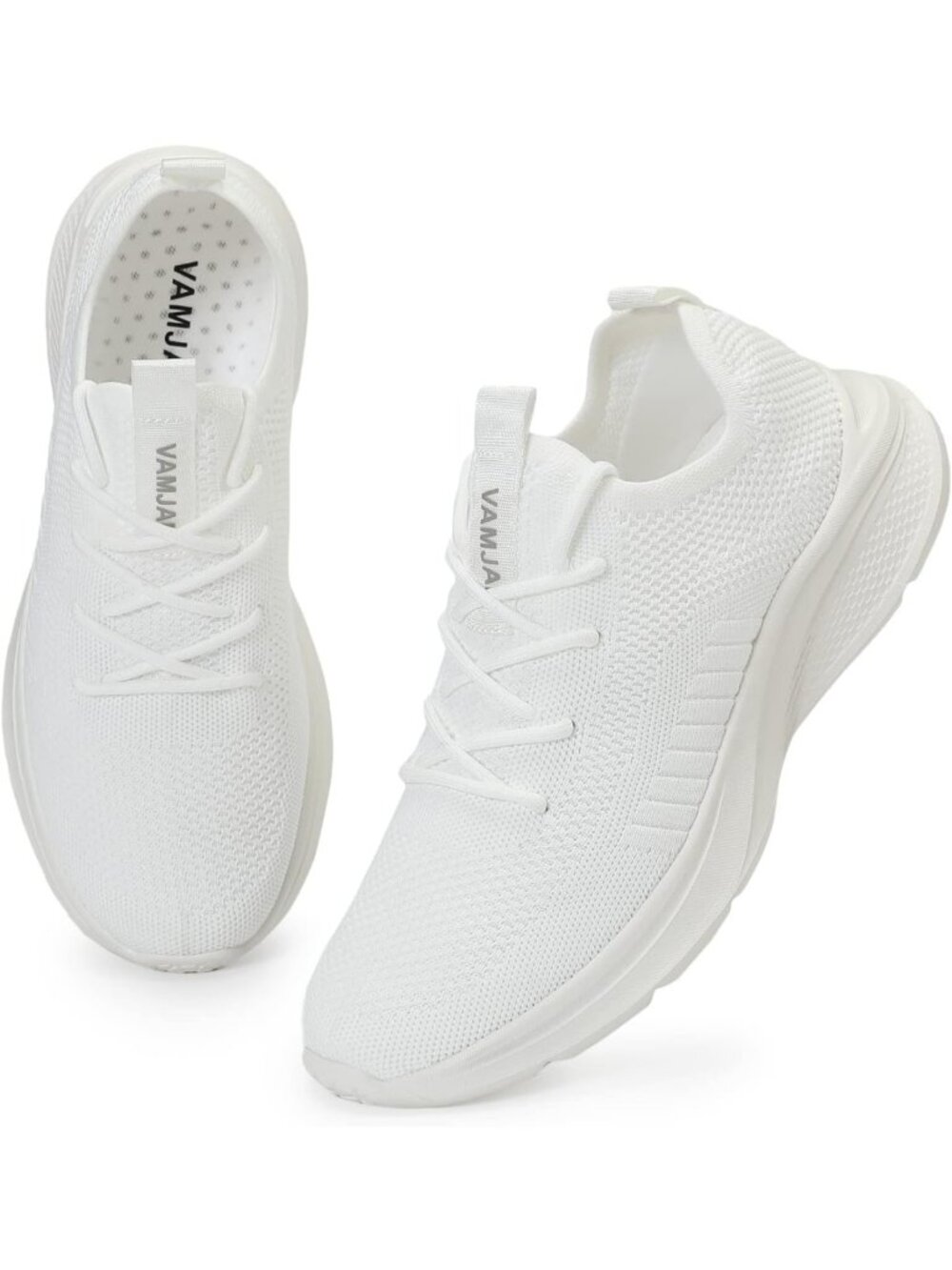 Lightweight Breathable Men's Running Sneakers - Casual Mesh Lace-Up Workout